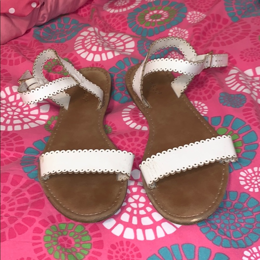 White Strapped Sandals